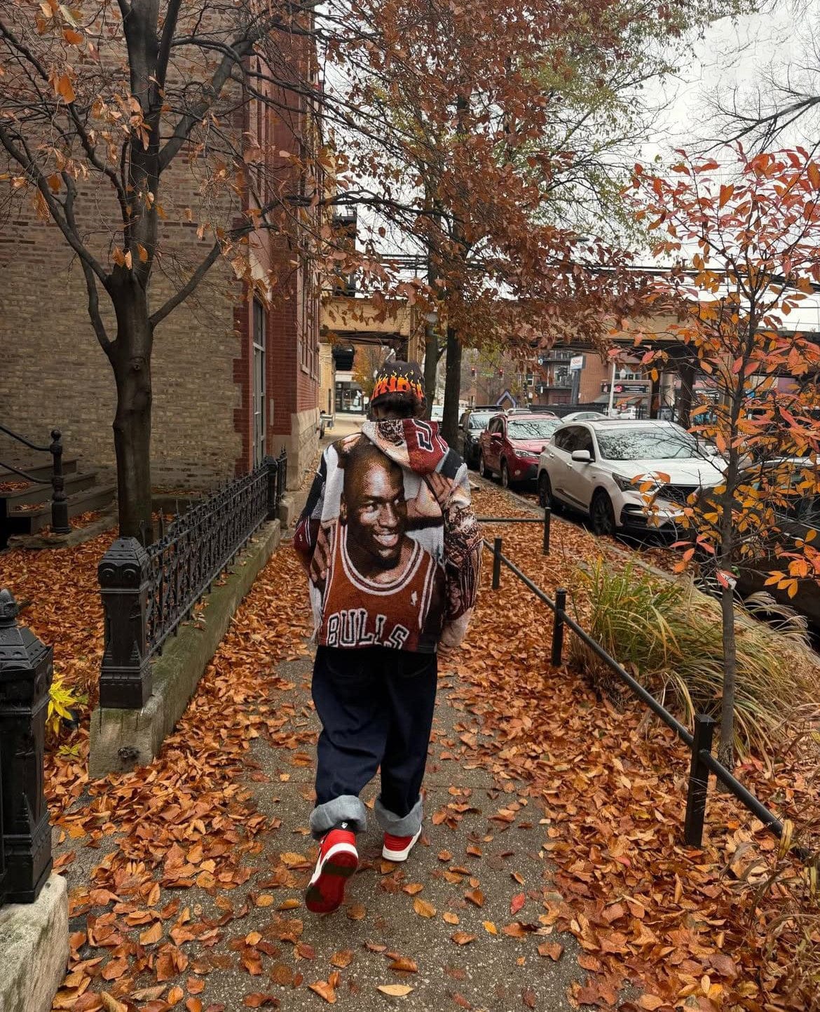 RDMCLOTHINGART tapestry hoodie LAST DANCE TAPESTRY-89001