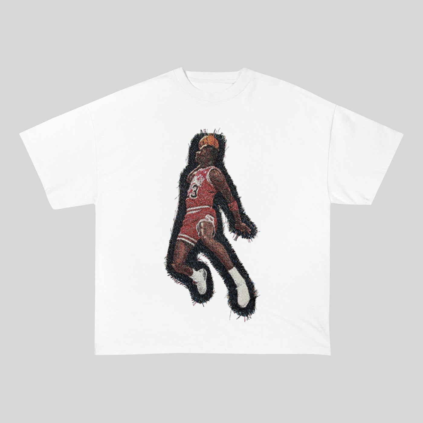 MJ FLY HEAVY WEIGHT PATCH TEE-8117 - RDMCLOTHINGART