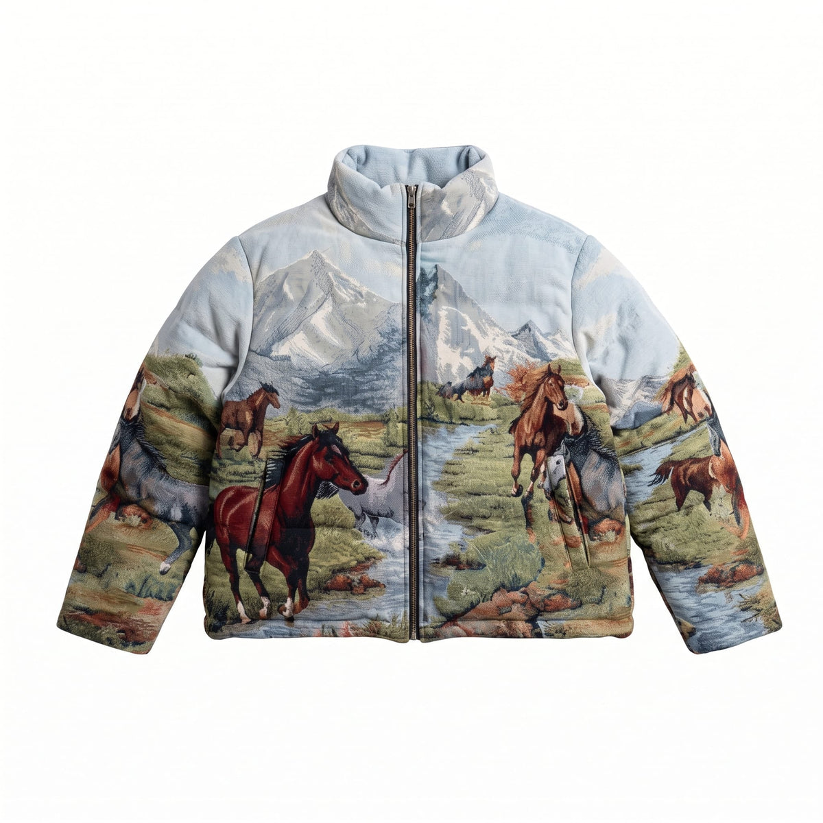 FREE HORSE TAPESTRY COAT