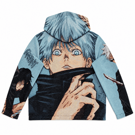 GOJO VS TOJI TAPESTRY HOODIE