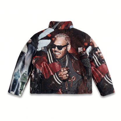CHRIS BROWN TAPESTRY COAT