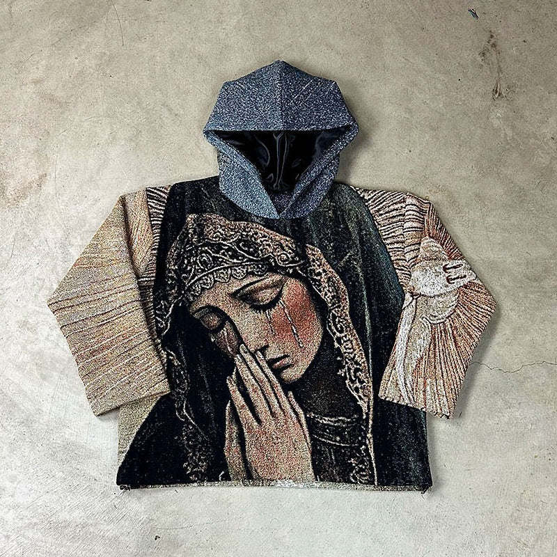 MOTHER MARY TAPESTRY HOODIE