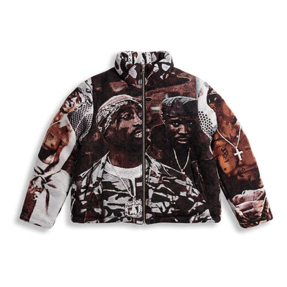 NEW 2PAC TAPESTRY COAT