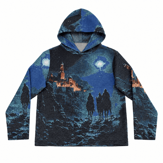 THREE WISE MEN TAPESTRY HOODIE