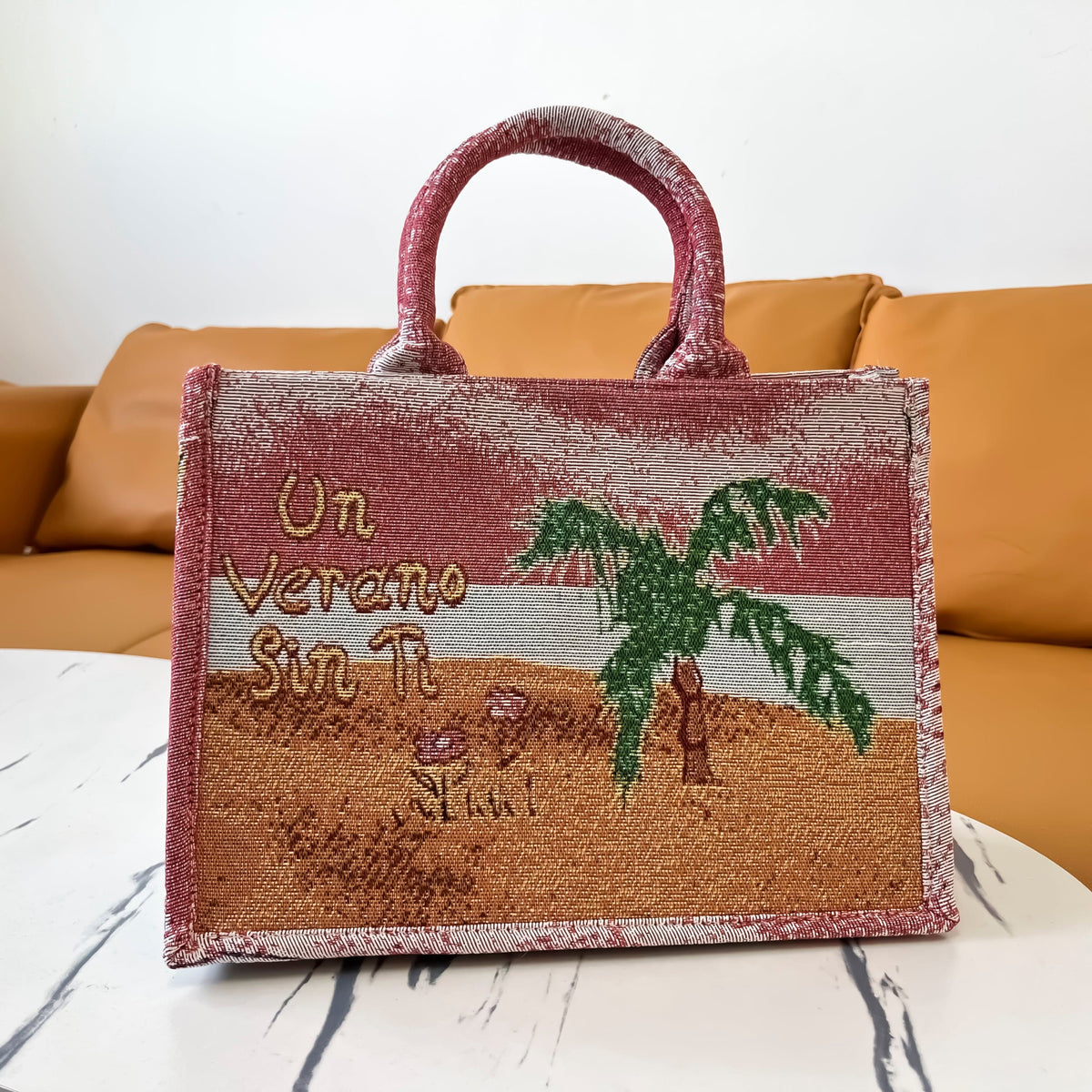 BAD BUNY TAPESTRY TOTE BAG - RDMCLOTHINGART