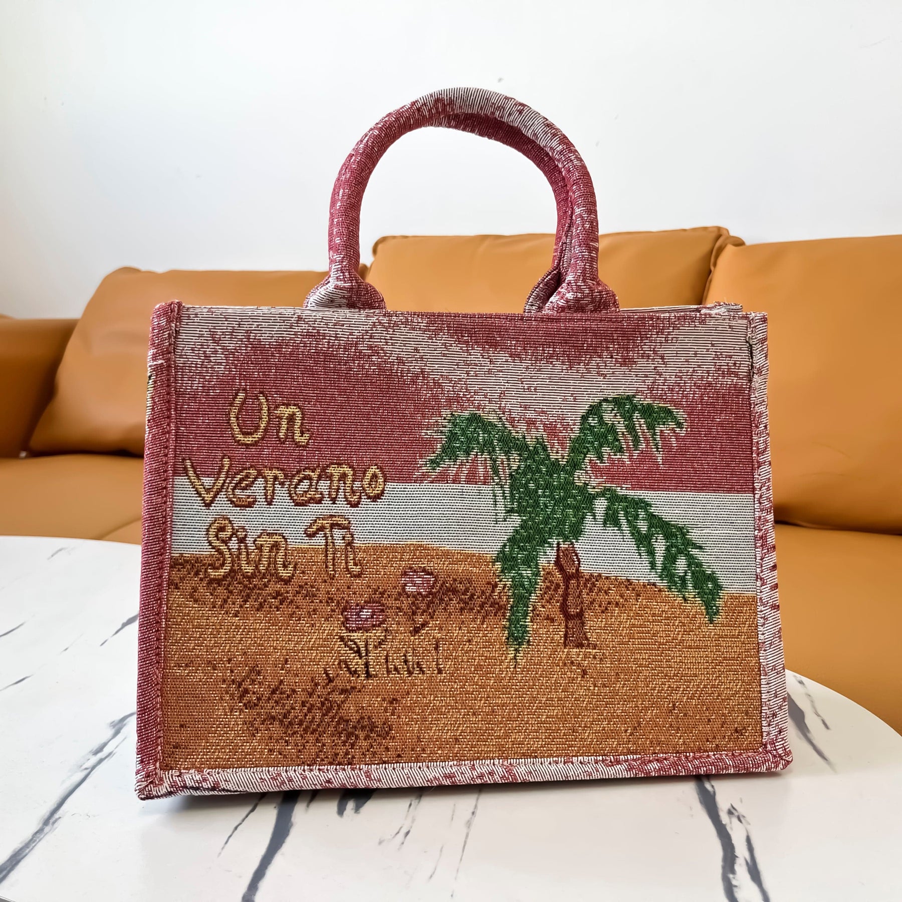 BAD BUNY TAPESTRY TOTE BAG - RDMCLOTHINGART