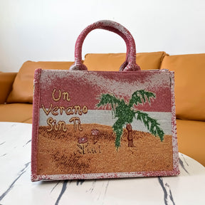 BAD BUNY TAPESTRY TOTE BAG - RDMCLOTHINGART