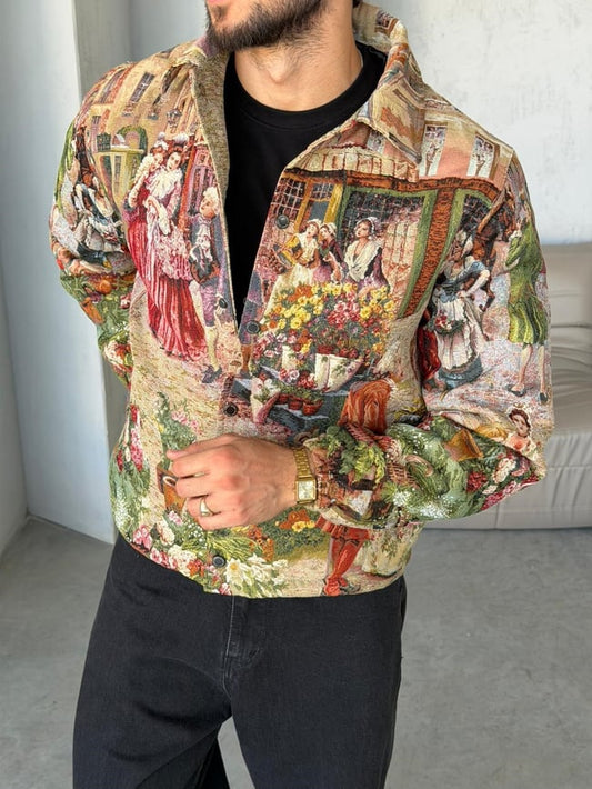 FLOWER MARKET TAPESTRY JACKET
