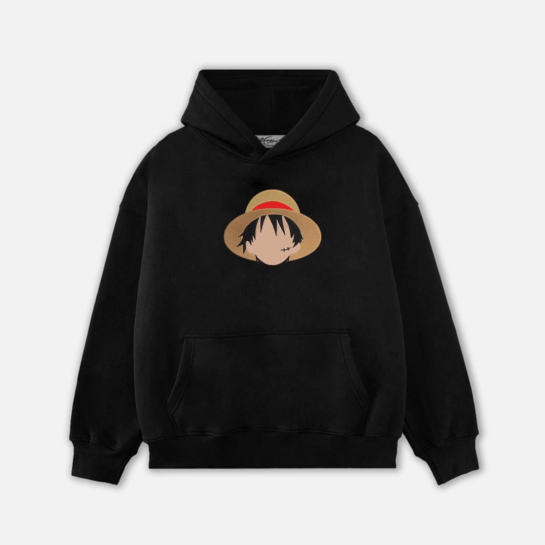 Luffy Embroidery Hoodie-8461 - RDMCLOTHINGART