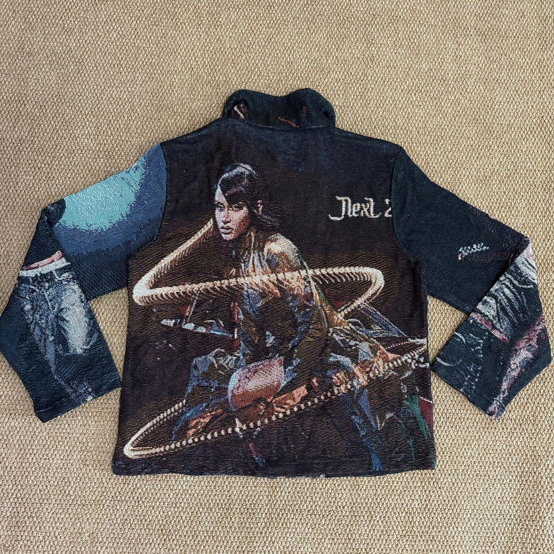 RDMCLOTHINGART L tapestry hoodie 9001