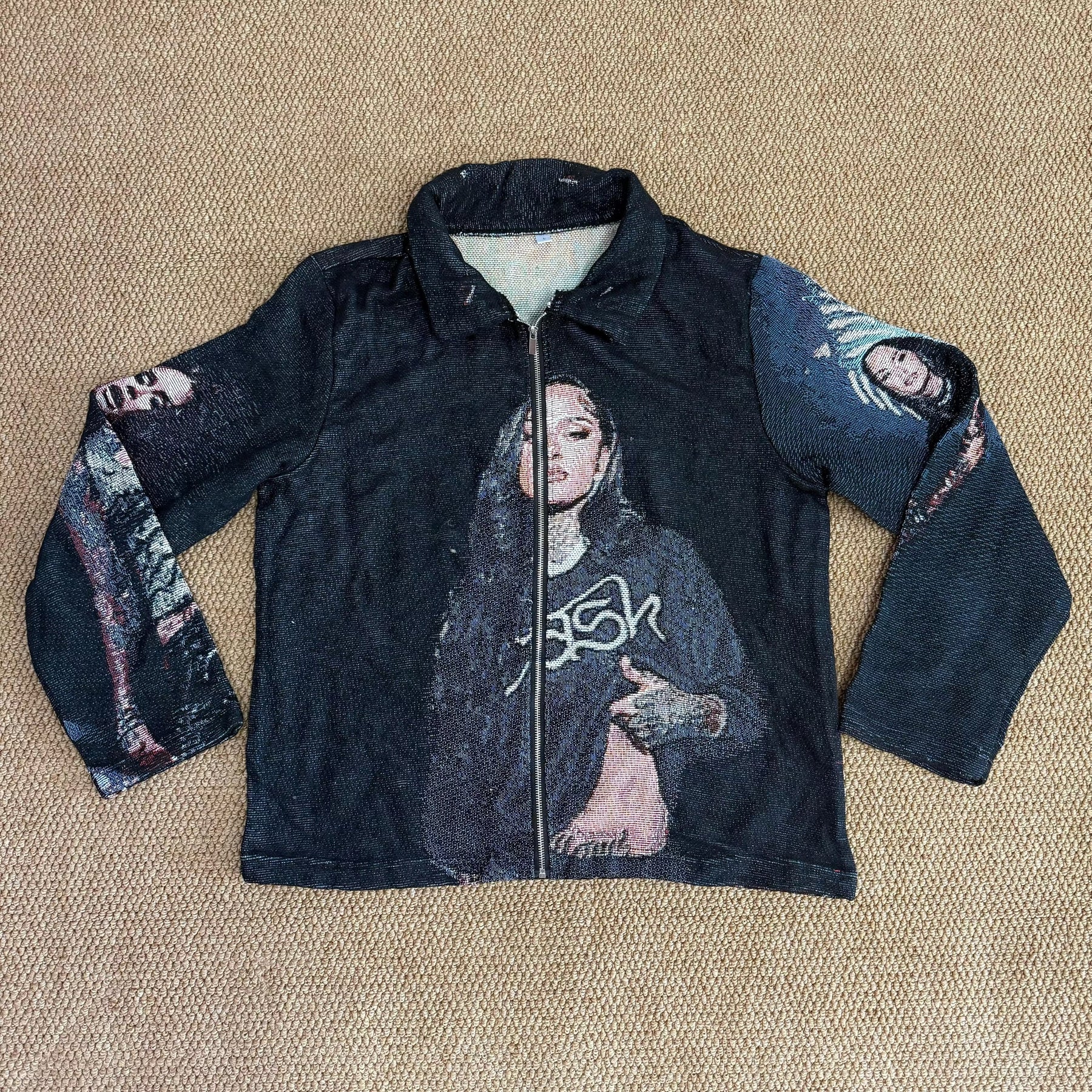 RDMCLOTHINGART L tapestry hoodie 9001