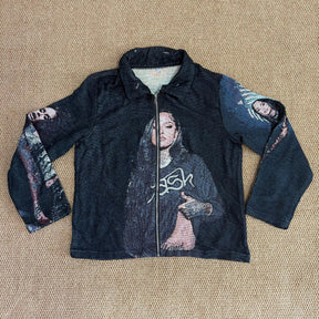 RDMCLOTHINGART L tapestry hoodie 9001