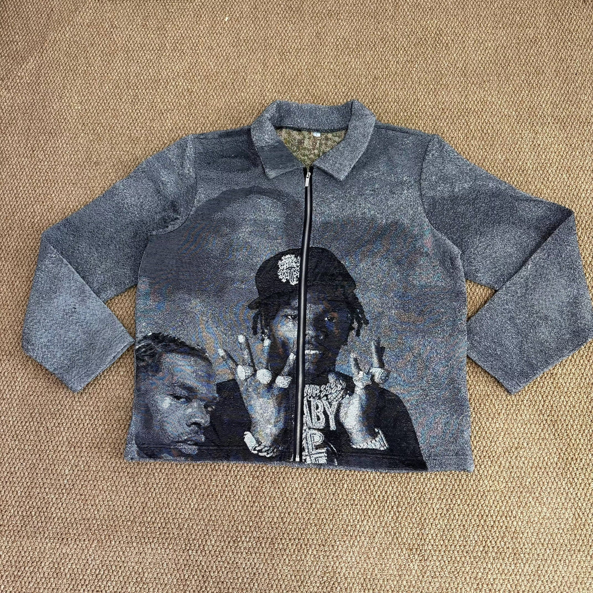 RDMCLOTHINGART L tapestry hoodie 9010
