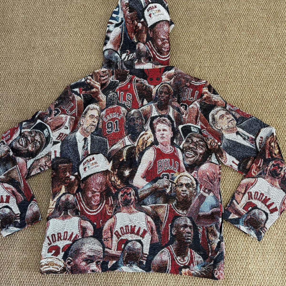 RDMCLOTHINGART L tapestry hoodie 9022