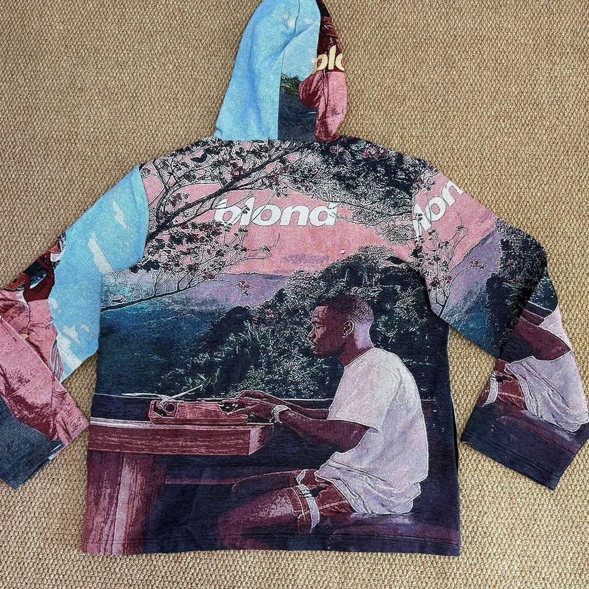 RDMCLOTHINGART L tapestry hoodie 9023