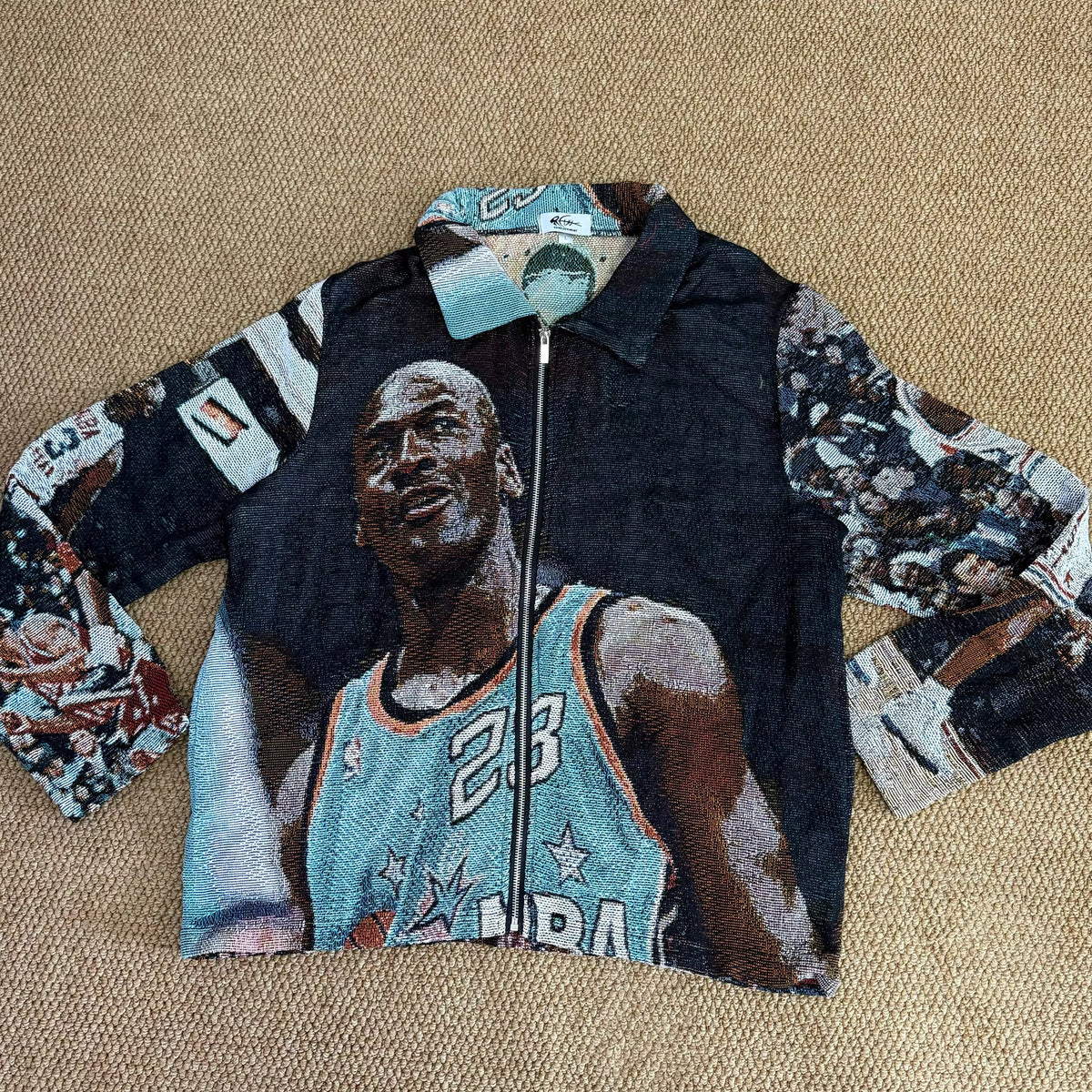 RDMCLOTHINGART L tapestry hoodie 9031