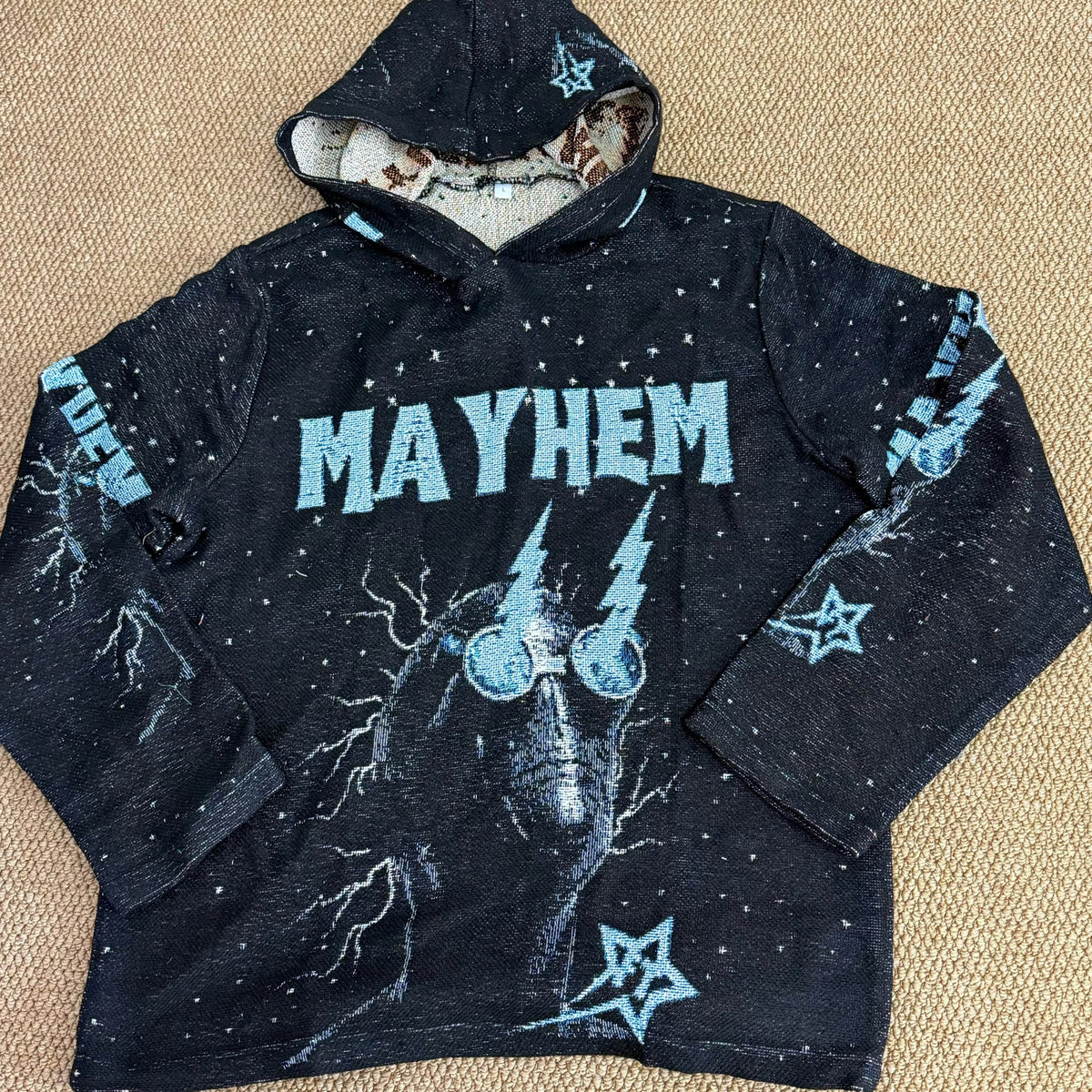 RDMCLOTHINGART L tapestry hoodie 9059