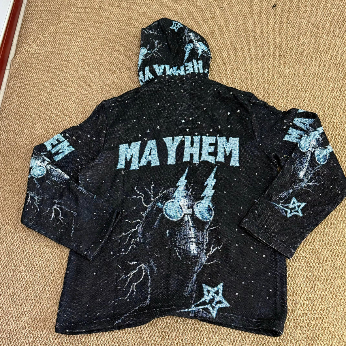 RDMCLOTHINGART L tapestry hoodie 9059