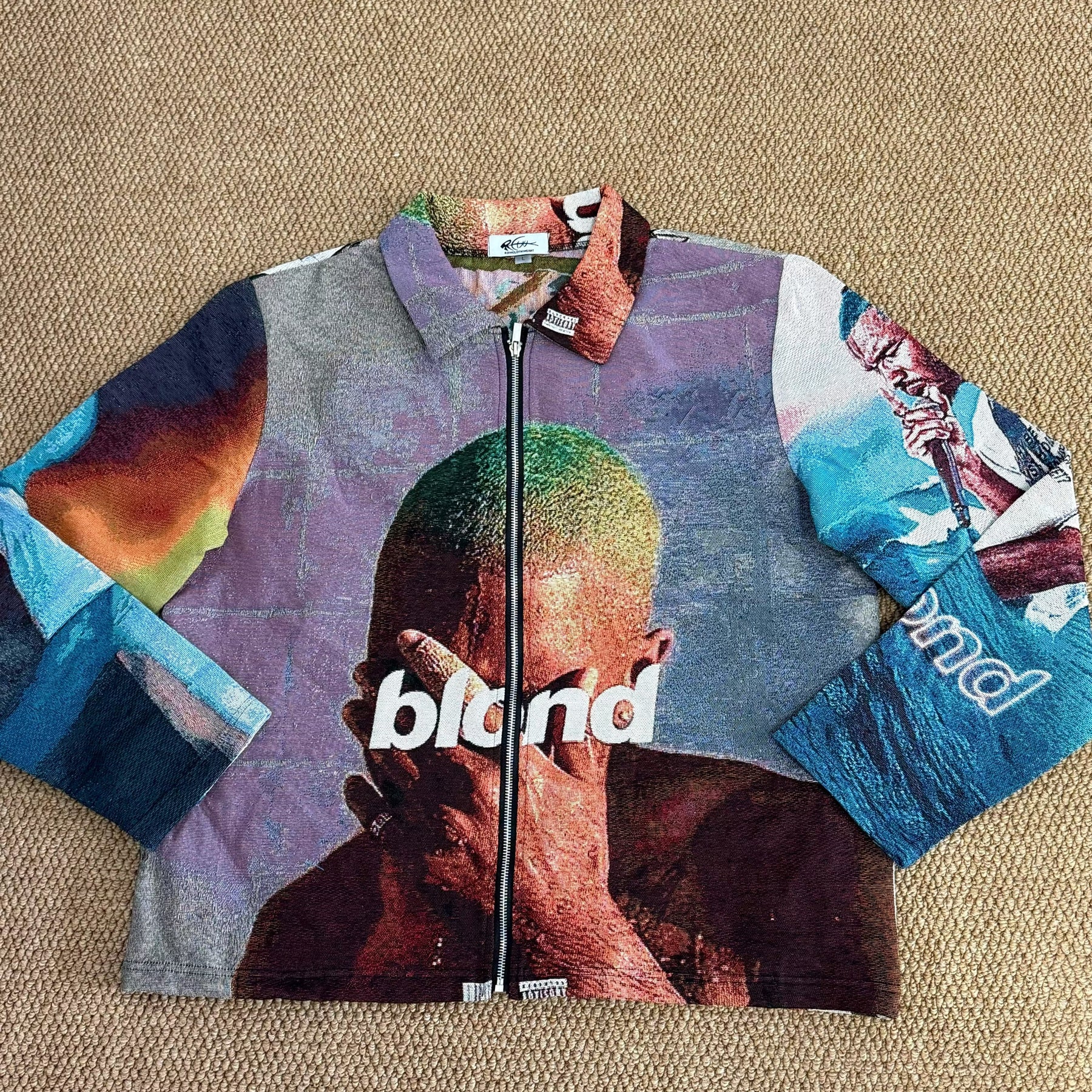 RDMCLOTHINGART L tapestry hoodie 9061