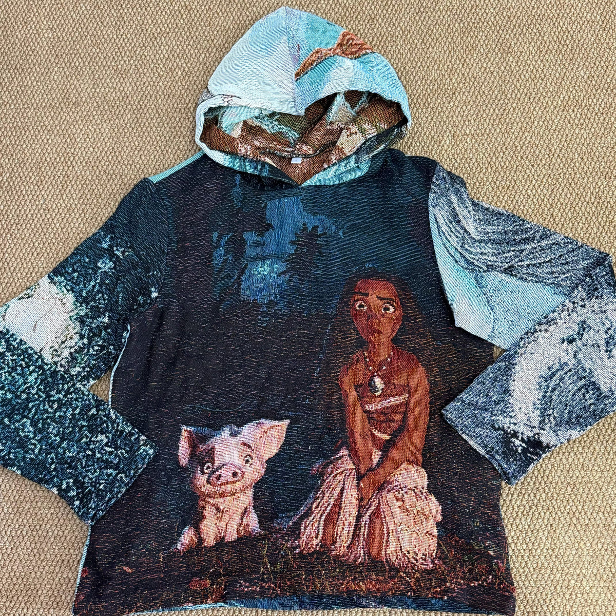 RDMCLOTHINGART L tapestry hoodie 9062