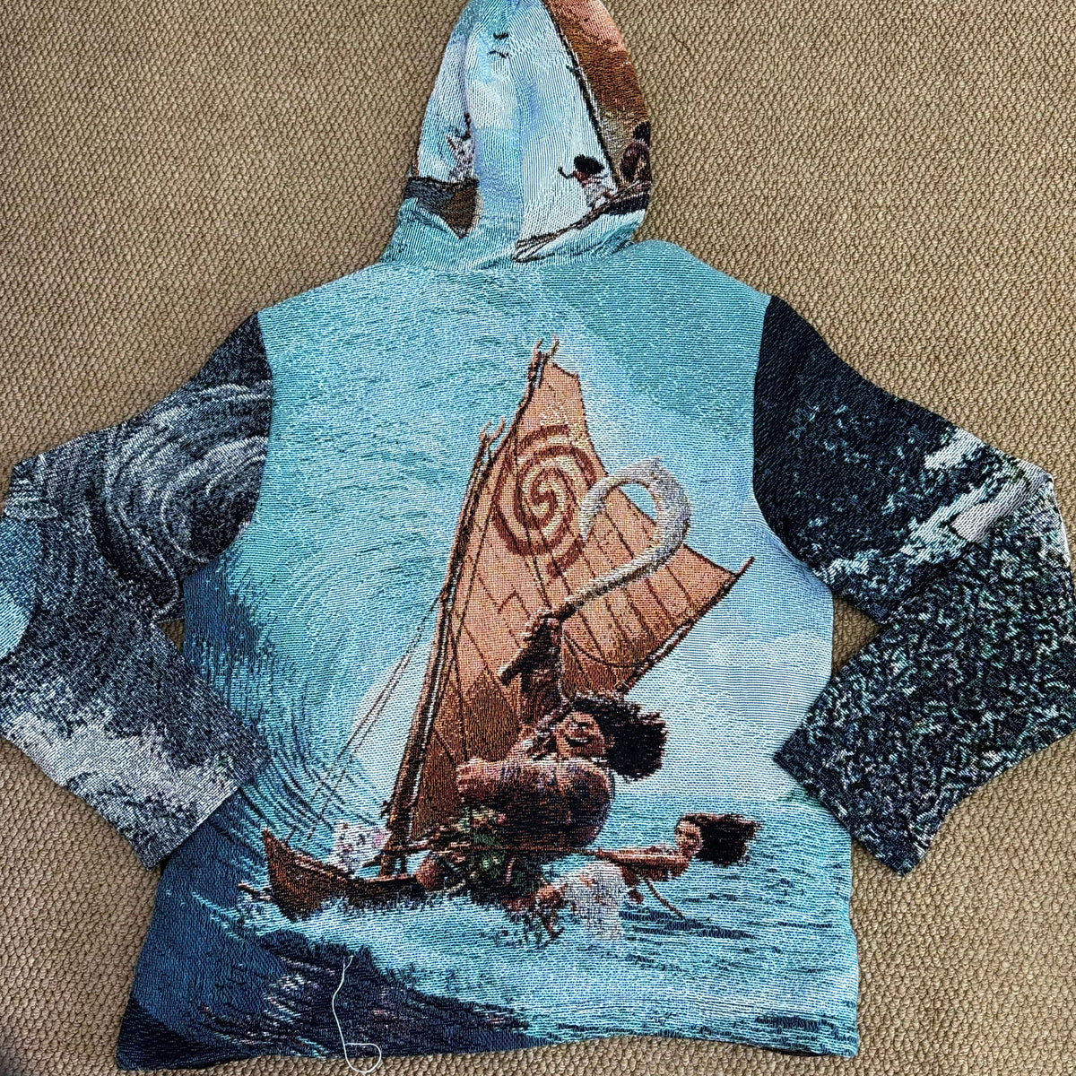 RDMCLOTHINGART L tapestry hoodie 9062