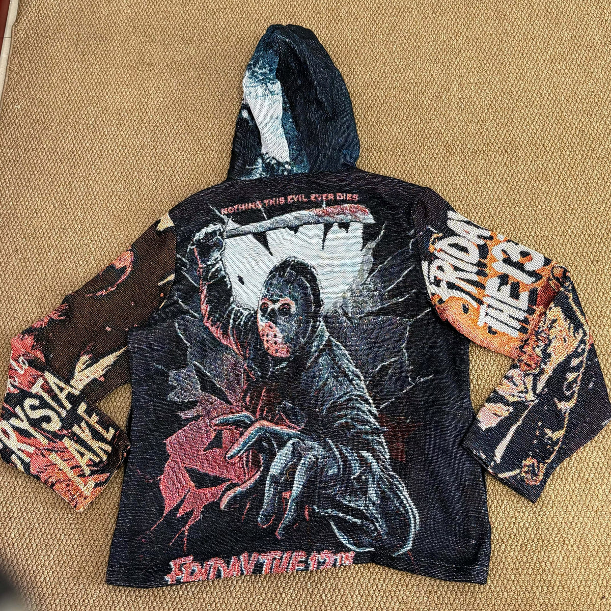 RDMCLOTHINGART L tapestry hoodie 9069