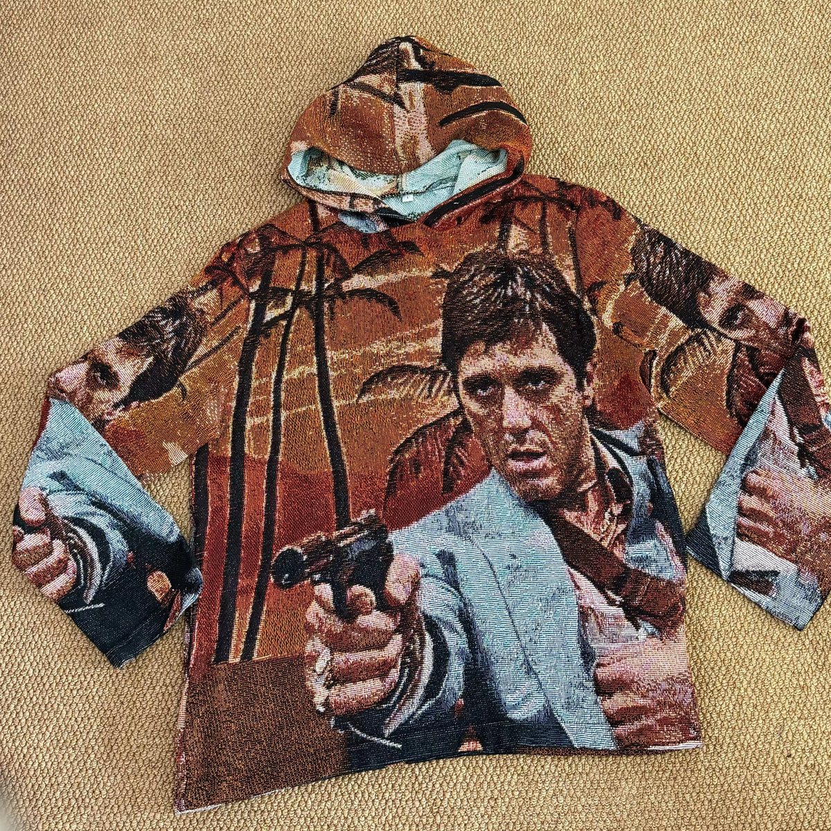 RDMCLOTHINGART L tapestry hoodie 9070