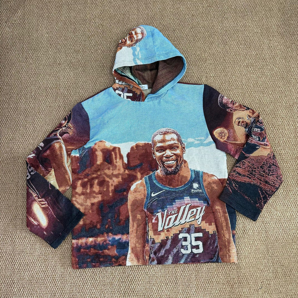 RDMCLOTHINGART L tapestry hoodie 9078