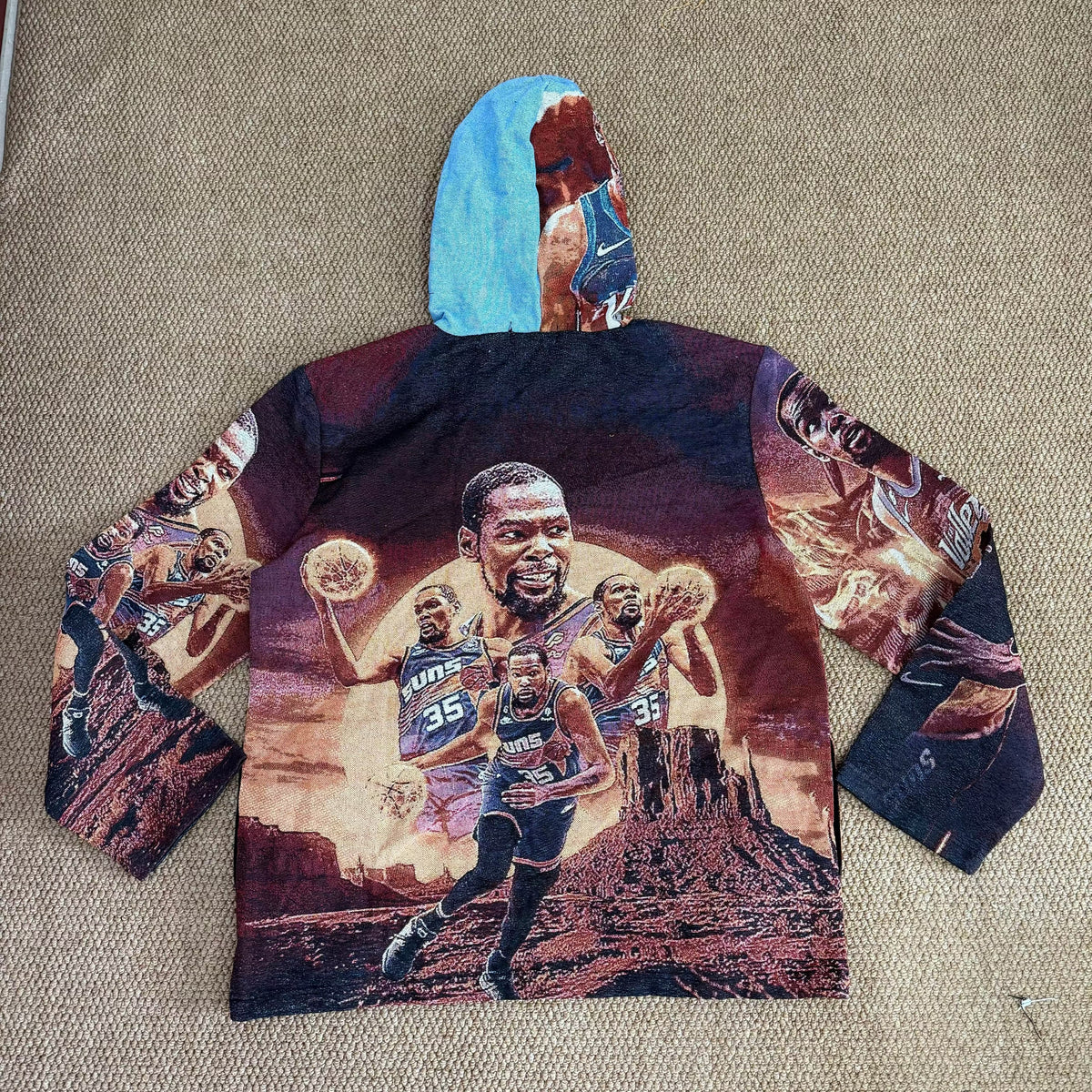 RDMCLOTHINGART L tapestry hoodie 9078