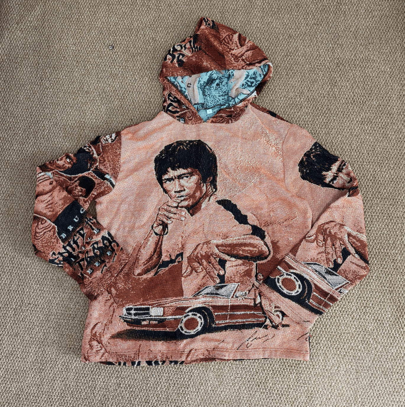 RDMCLOTHINGART L tapestry hoodie 9092