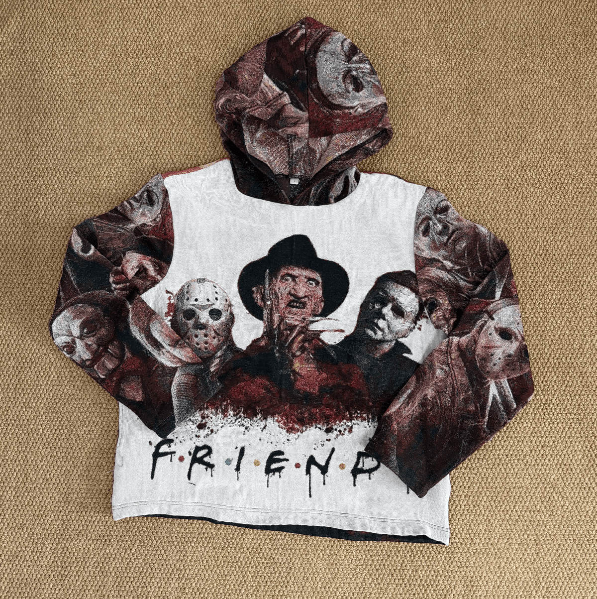 RDMCLOTHINGART L tapestry hoodie 9093