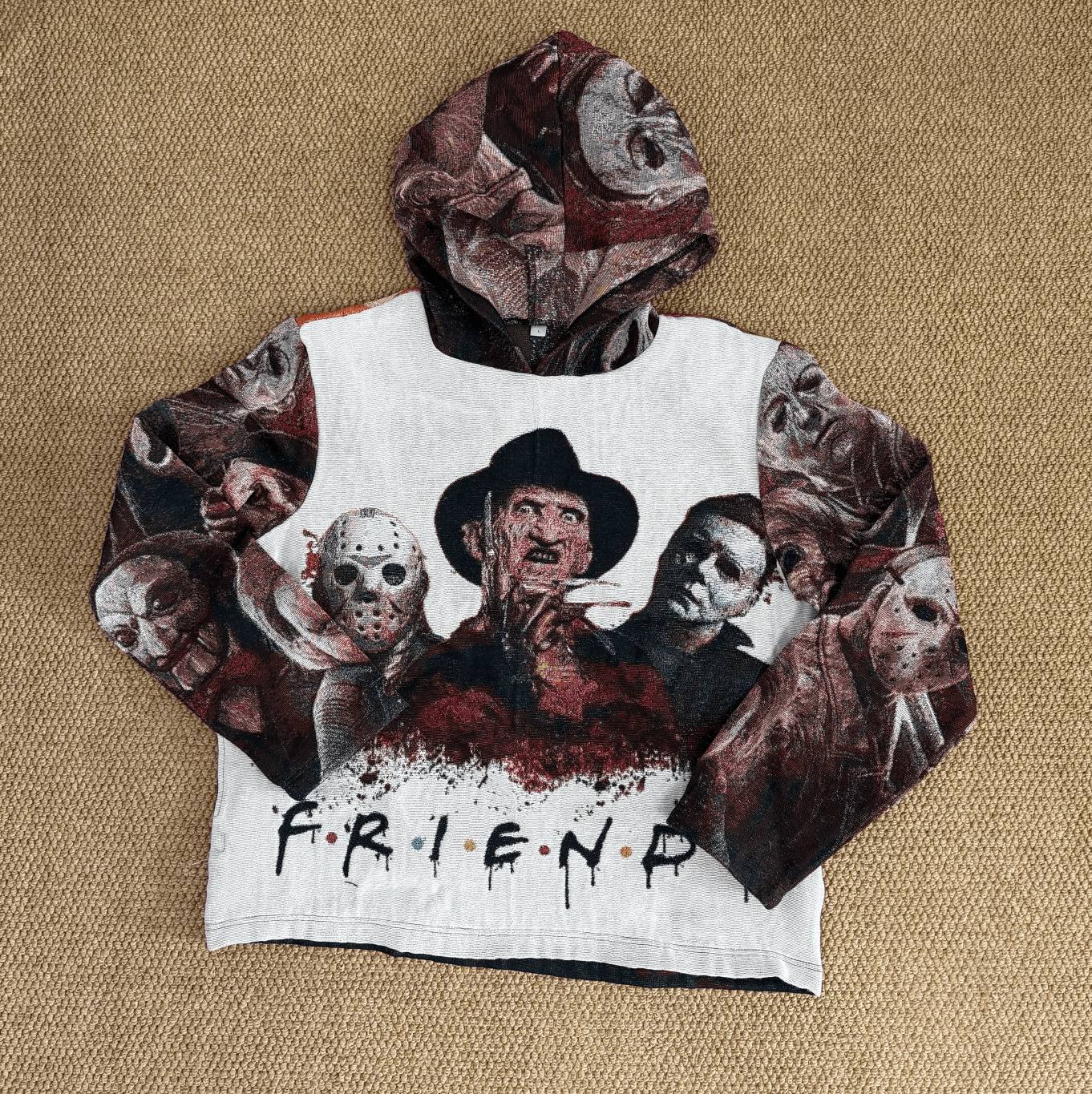 RDMCLOTHINGART L tapestry hoodie 9093