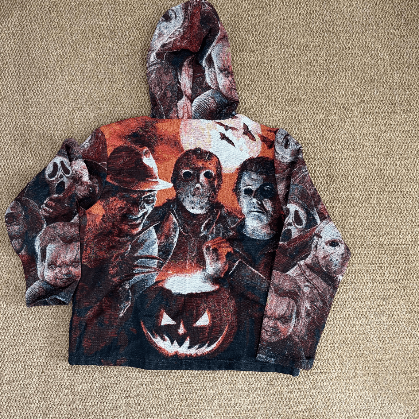 RDMCLOTHINGART L tapestry hoodie 9093