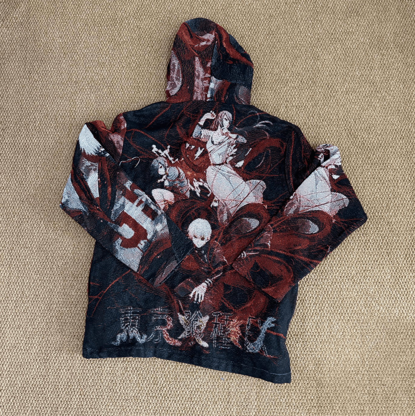 RDMCLOTHINGART L tapestry hoodie 9095