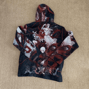 RDMCLOTHINGART L tapestry hoodie 9095