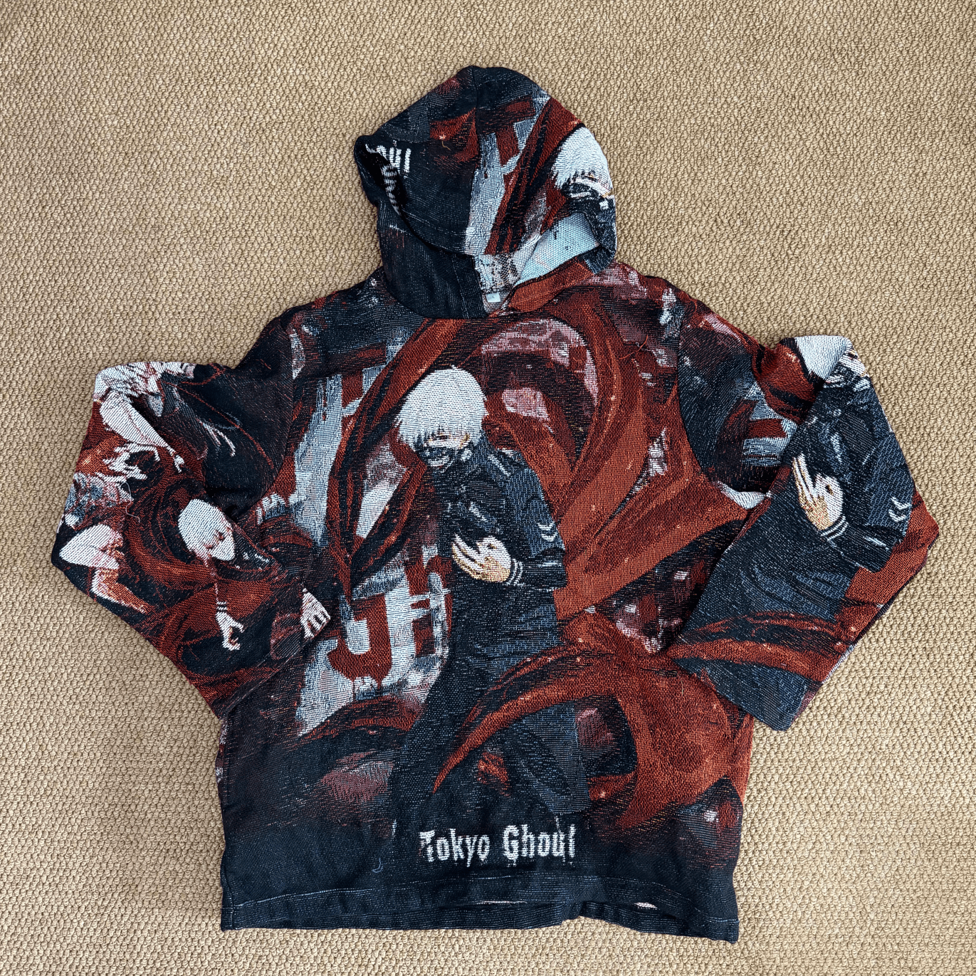 RDMCLOTHINGART L tapestry hoodie 9095