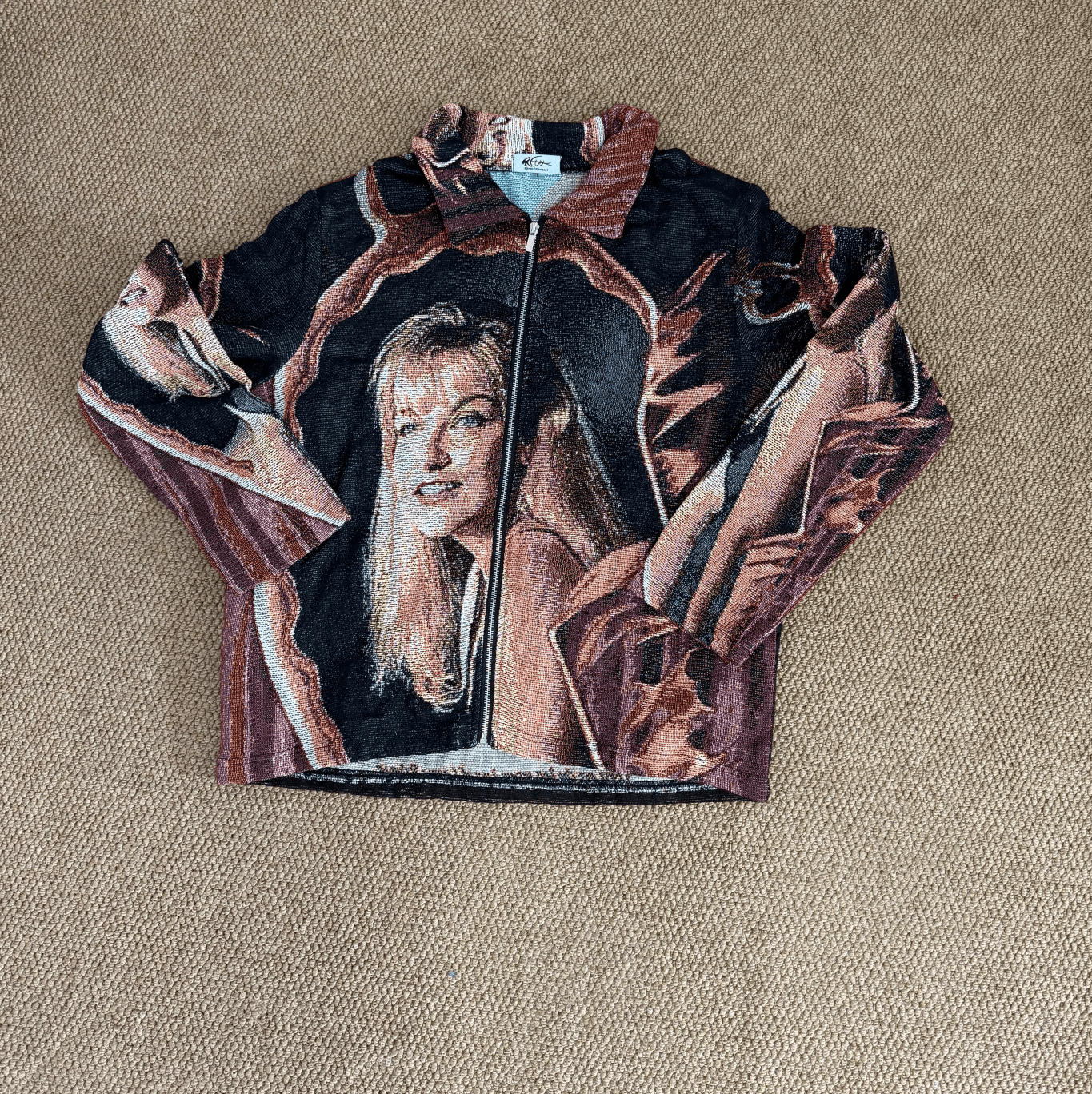 RDMCLOTHINGART L tapestry hoodie 9096