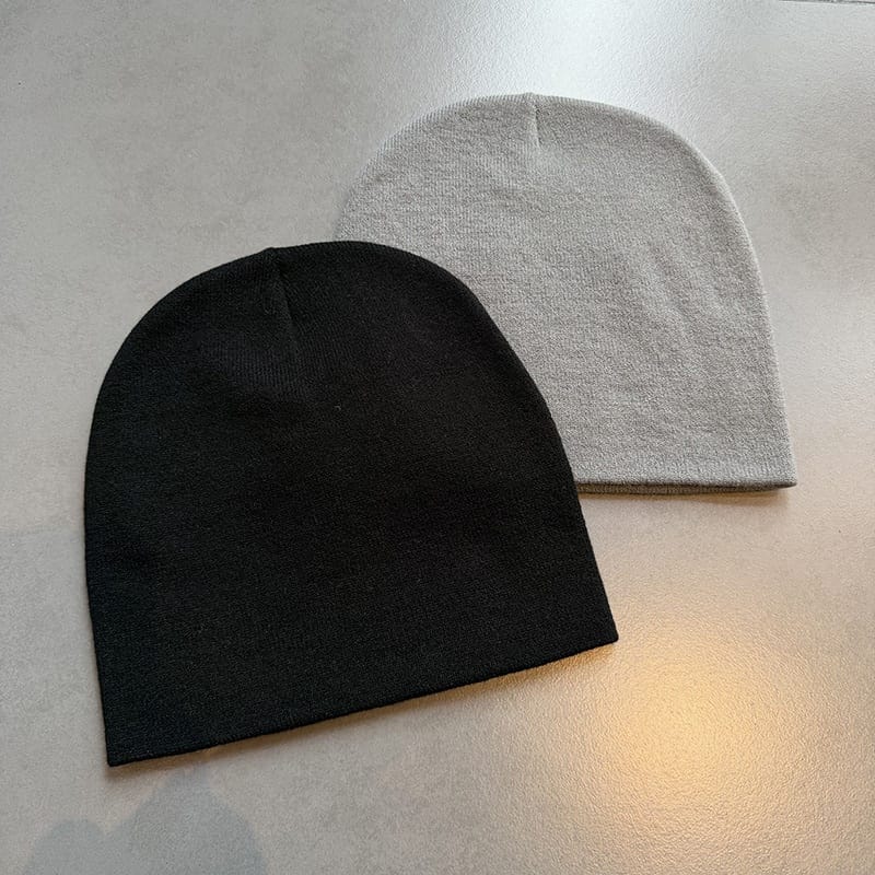 Doodle Skull Knit Beanie