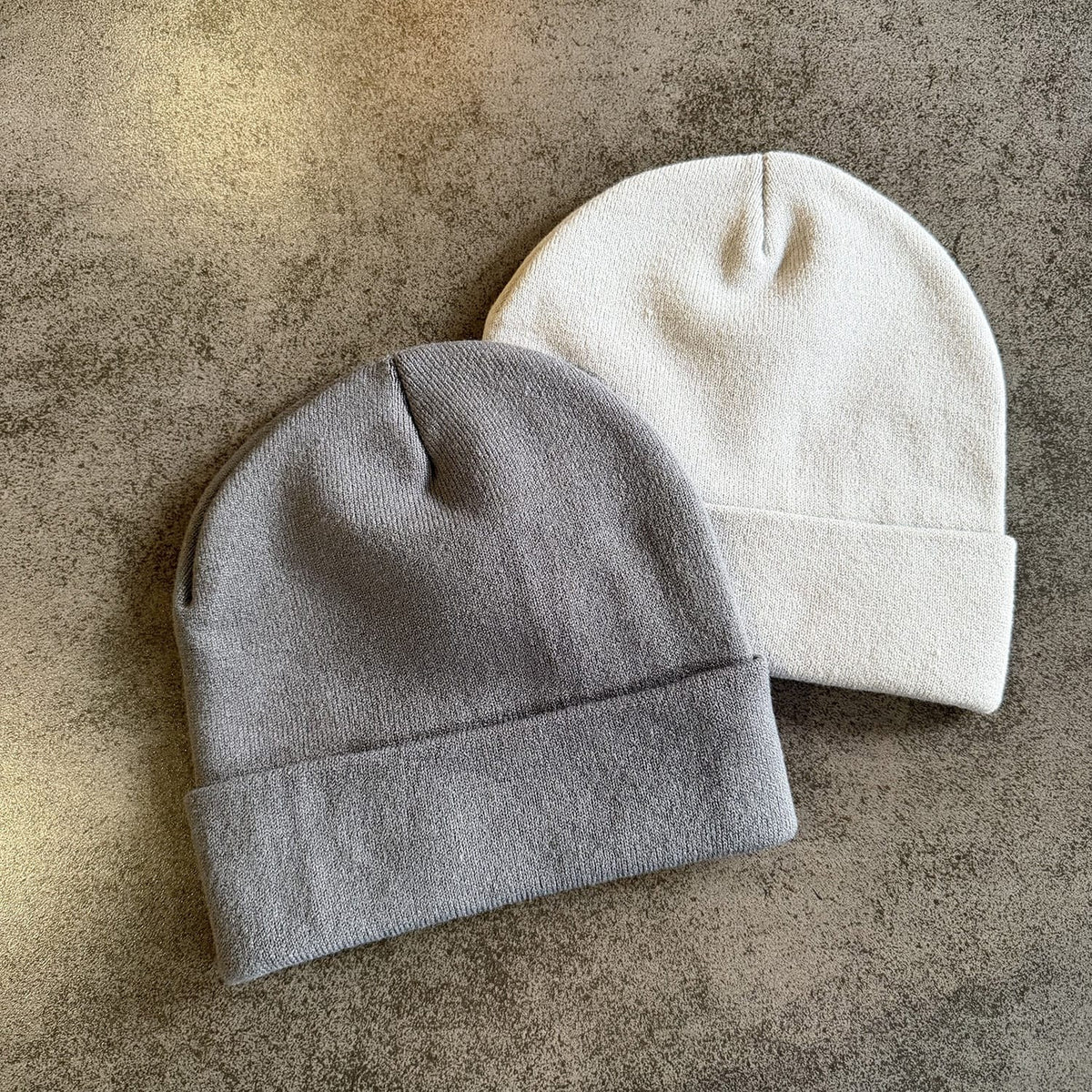 Bear Graphic Cuffed Knit Beanie