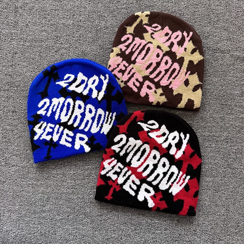 Tomorrow Never Camo Knit Beanie