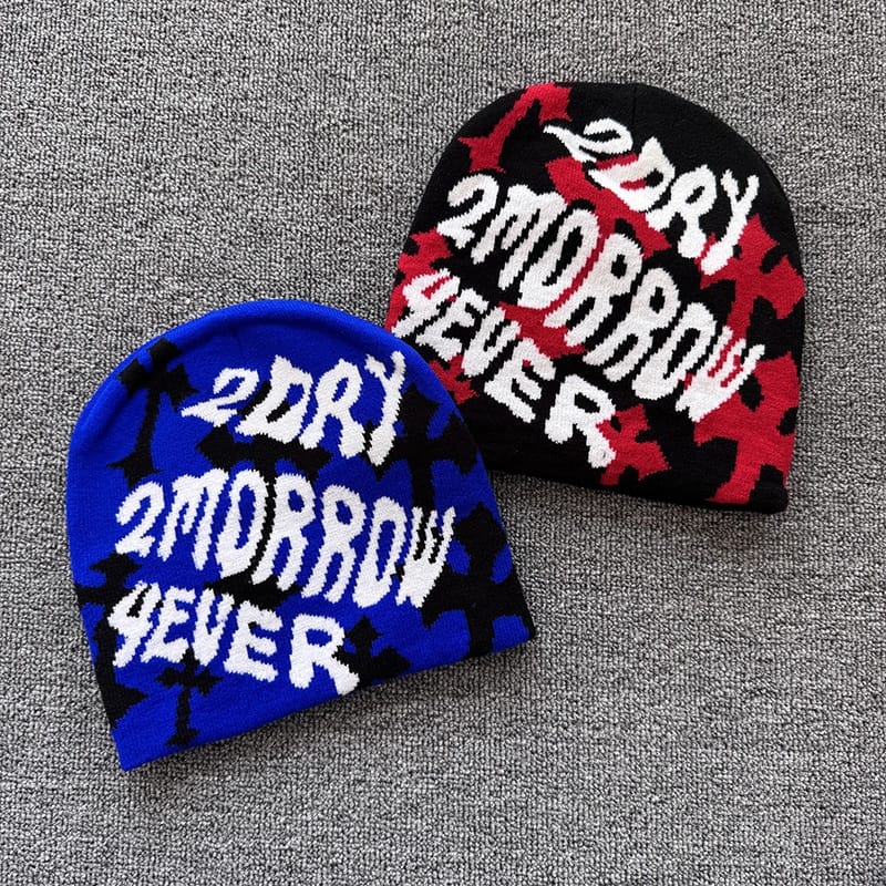 Tomorrow Never Camo Knit Beanie