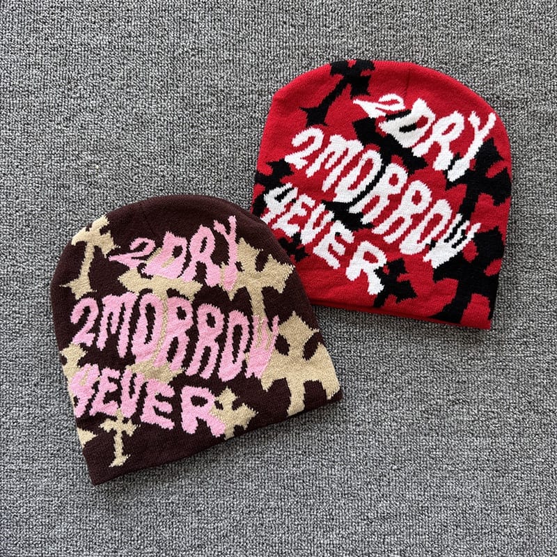 Tomorrow Never Camo Knit Beanie