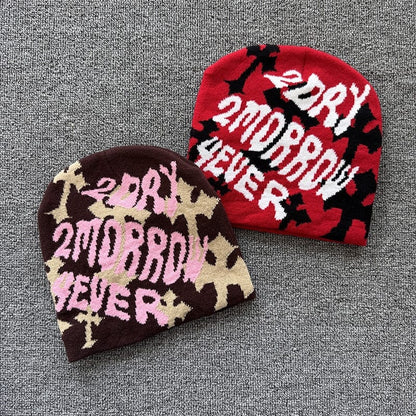 Tomorrow Never Camo Knit Beanie