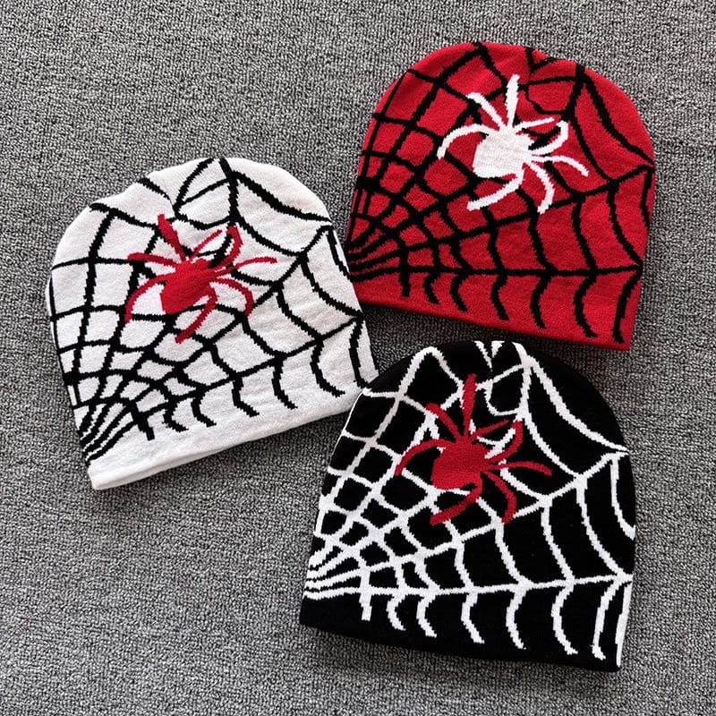 Spider Web Knit Beanie
