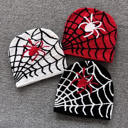 Spider Web Knit Beanie