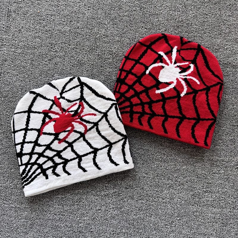 Spider Web Knit Beanie