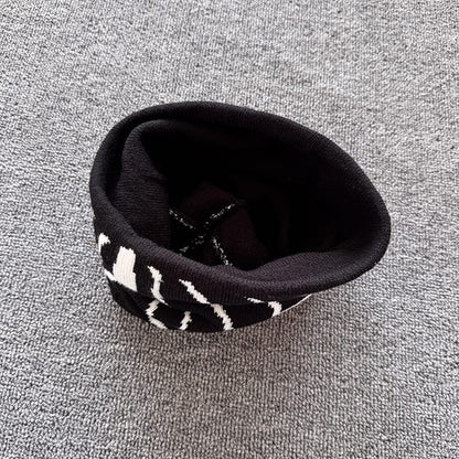 Spider Web Knit Beanie