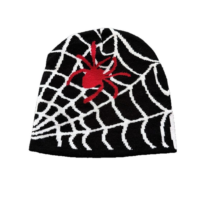 Spider Web Knit Beanie