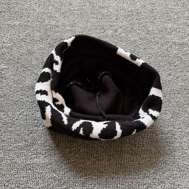 Allover Tribal Knit Beanie