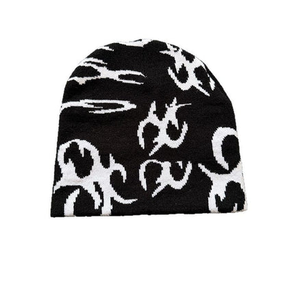 Allover Tribal Knit Beanie